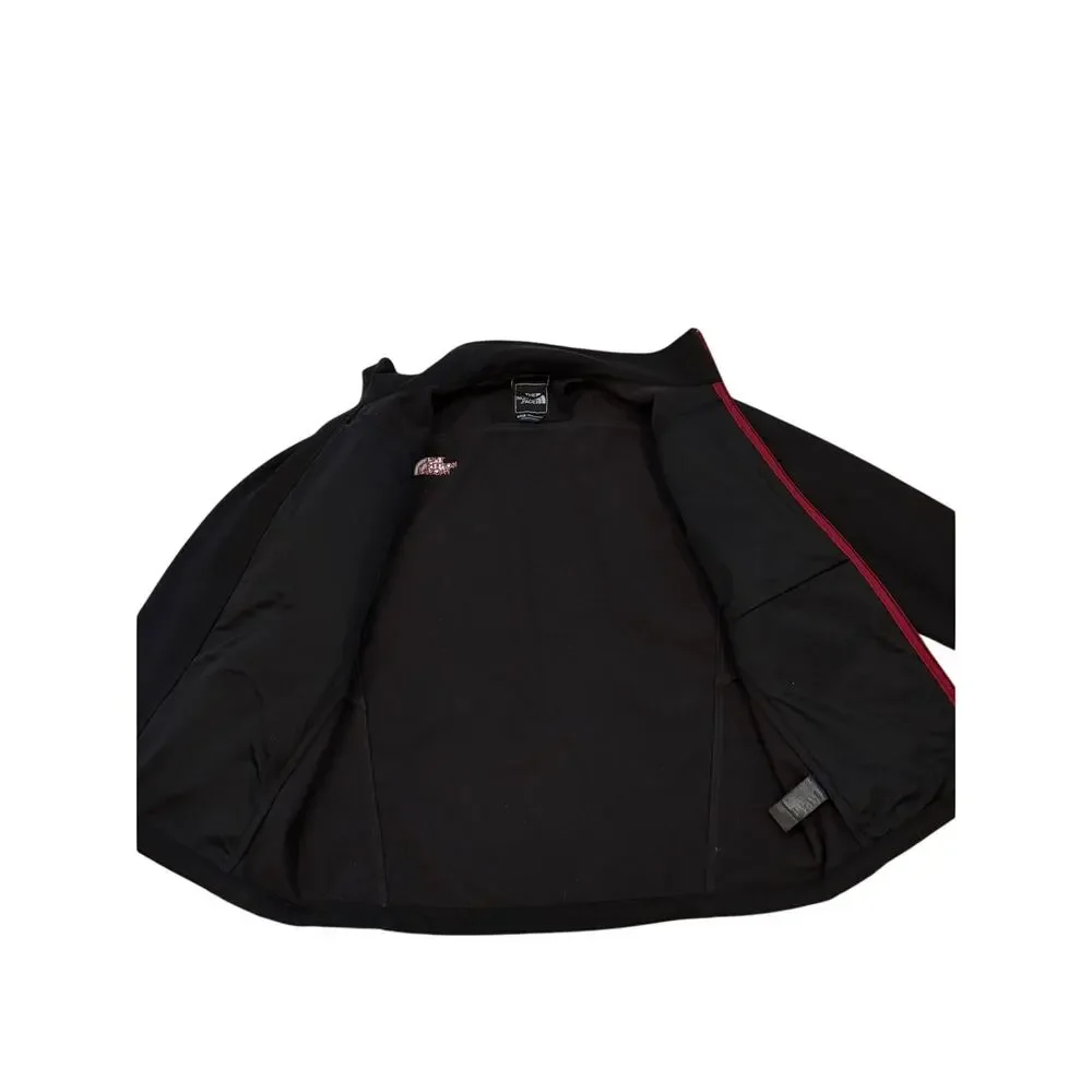 The North Face Jacket Mens Med Black Apex Bionic Windwall Fleece Lined Softshell